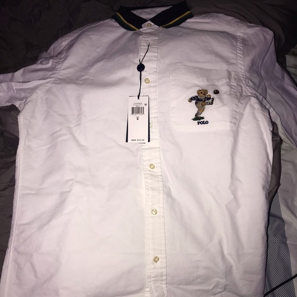 POLO RALPH LAUREN POLO BEAR BUTTON DOWN - Picture 3 of 6